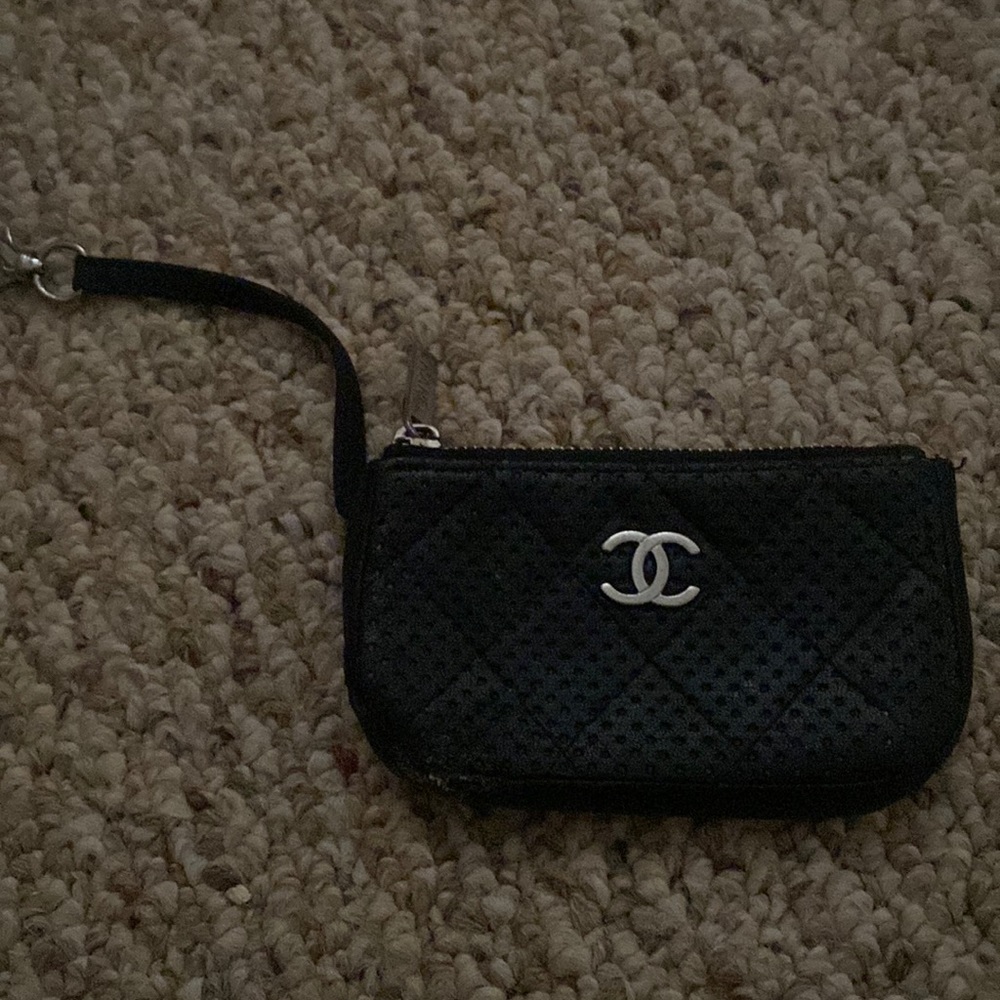 Chanel keychain wallet